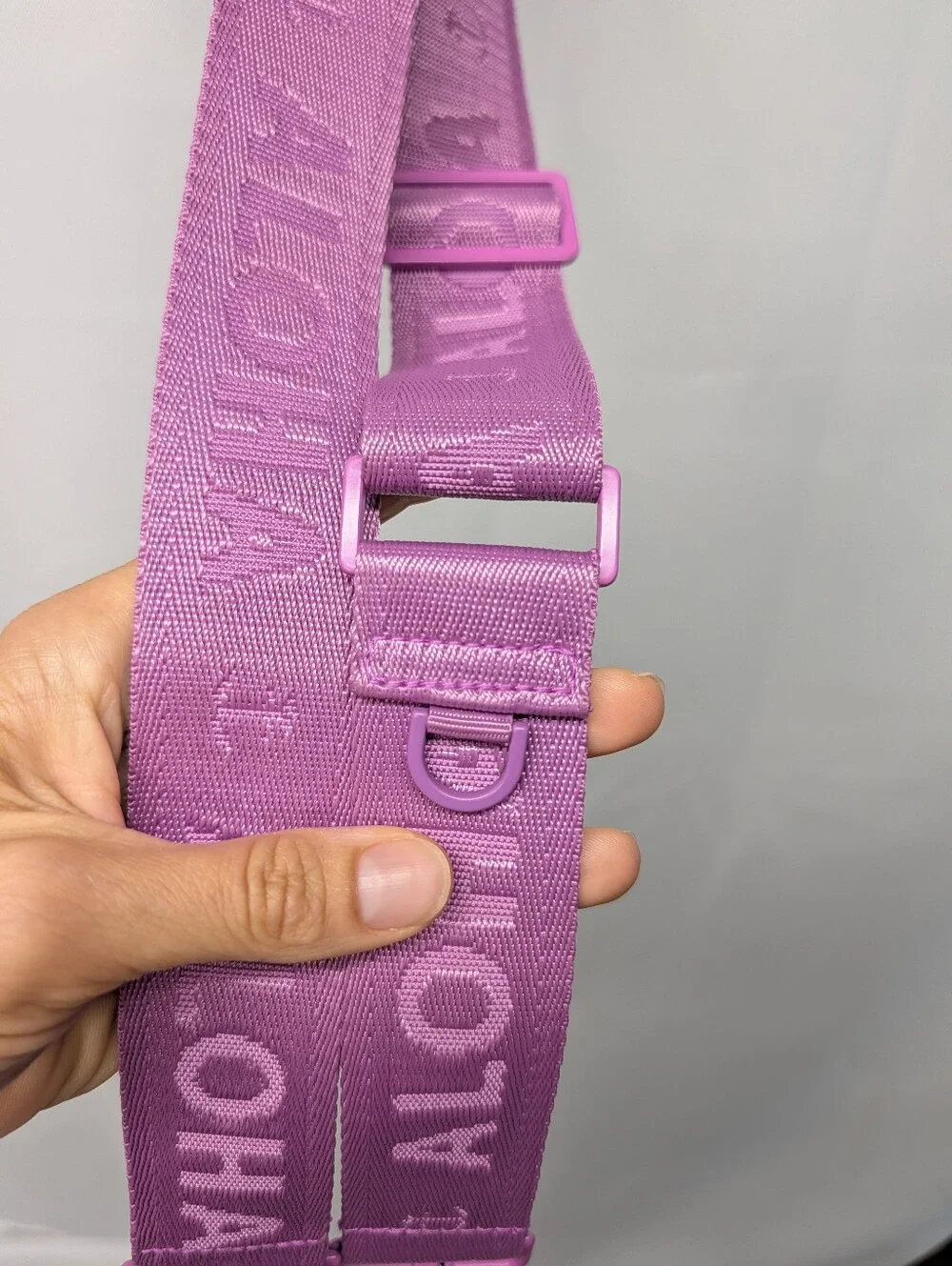 ALOHA Collection Lilac Adjustable Logo Shoulder / Crossbody Replacement Strap